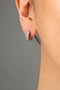 Heliophilia Silver Pendientes de metal con detalles de coral